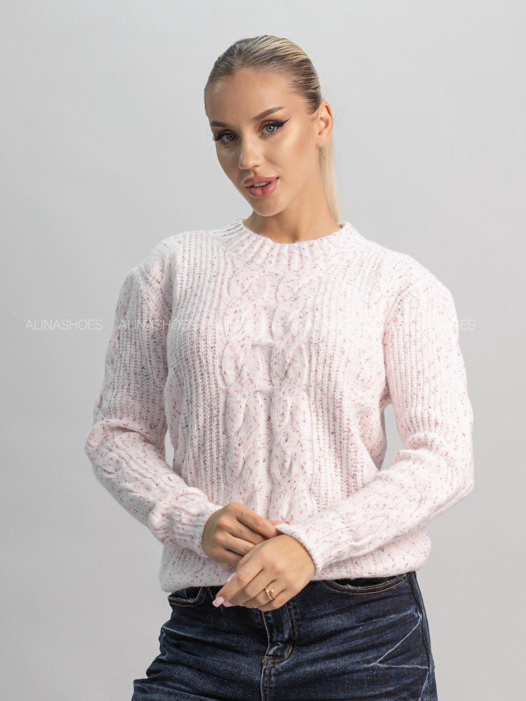 Джемпер alinashoes розовый купить,NaN