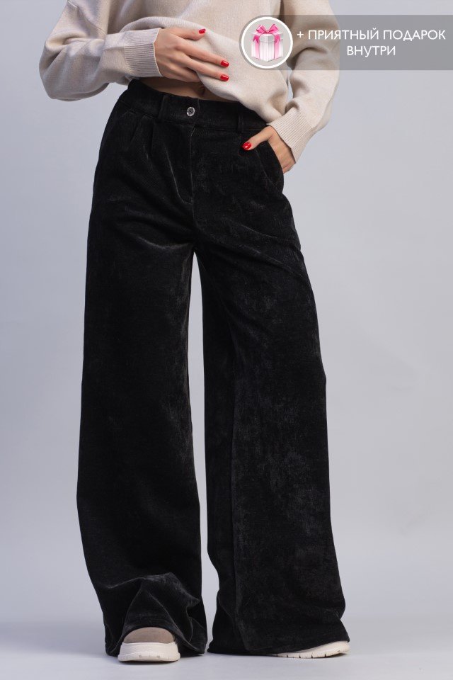 Повседневные брюки alinashoes черный купить,NaN