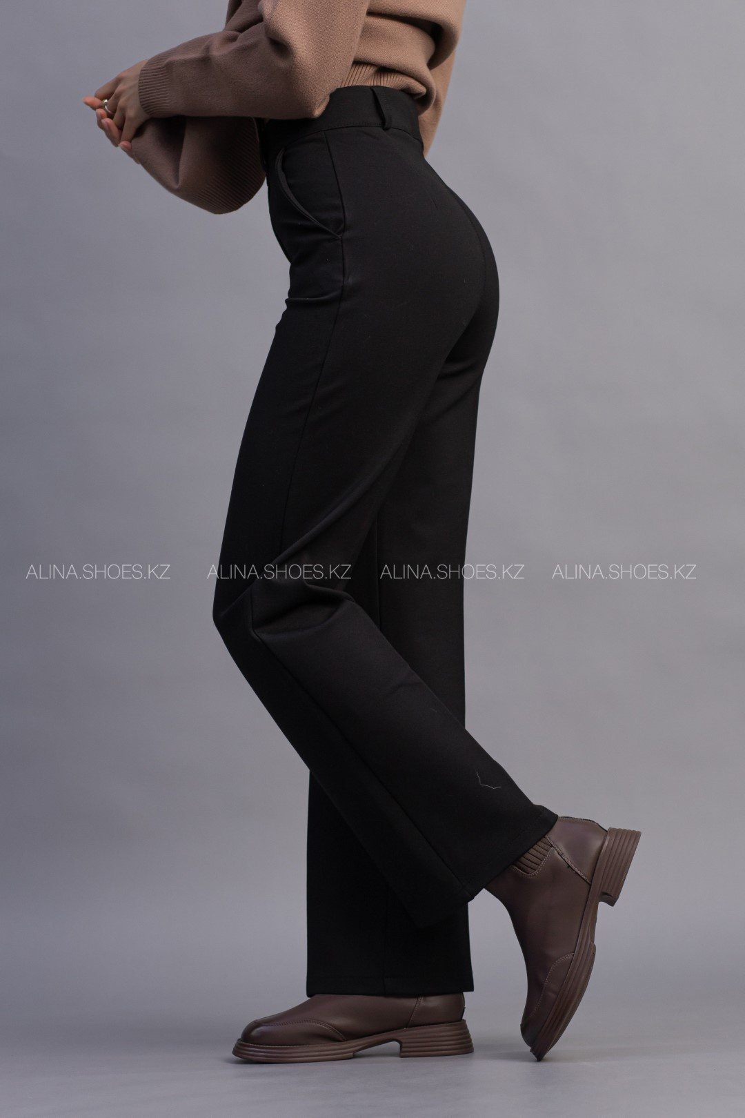 Повседневные брюки alinashoes черный купить,NaN