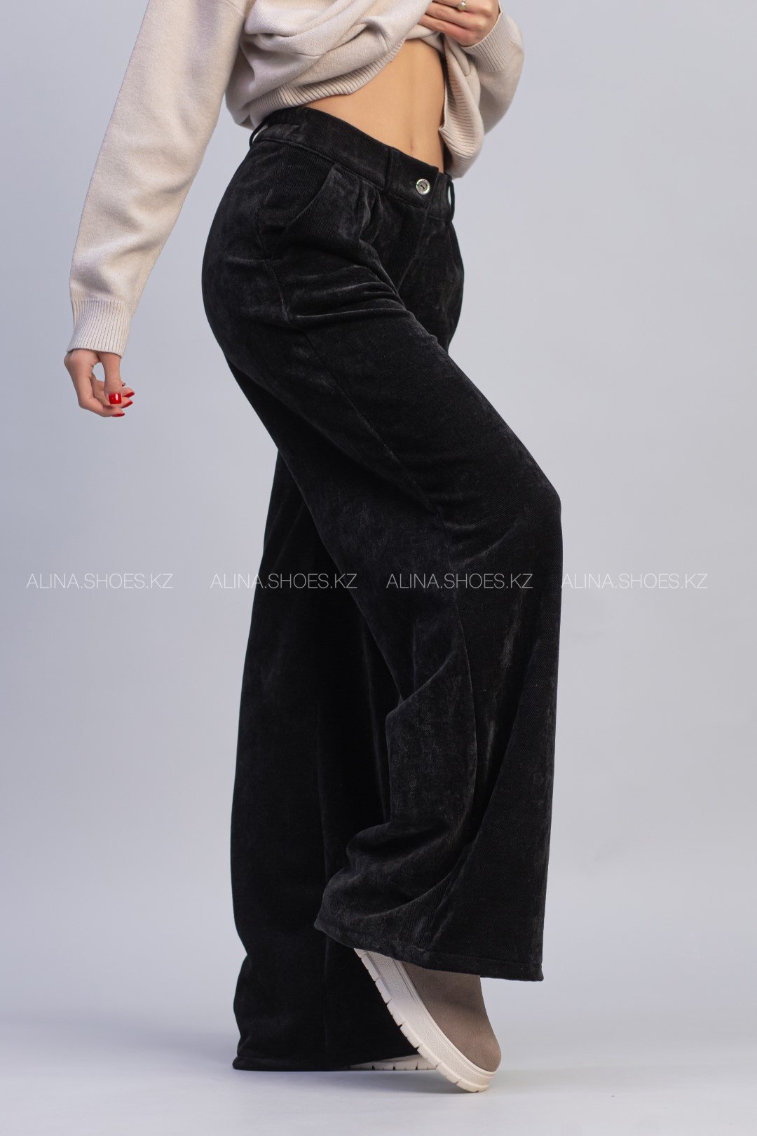 Повседневные брюки alinashoes черный купить,NaN