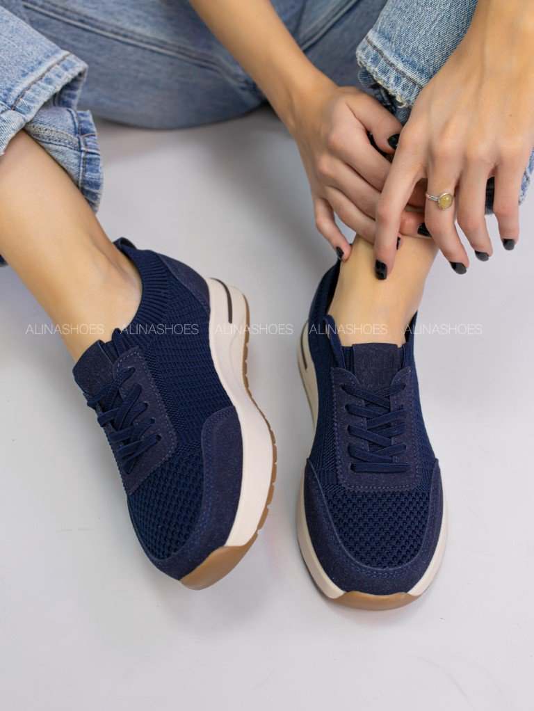 Кроссовки alinashoes синий купить,NaN