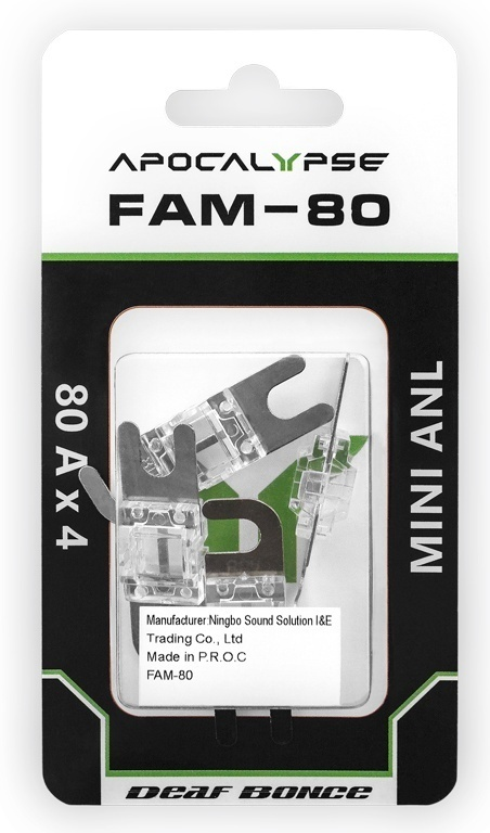 Предохранитель Deaf Bonce Apocalypse FAM-80 4 шт купить,NaN