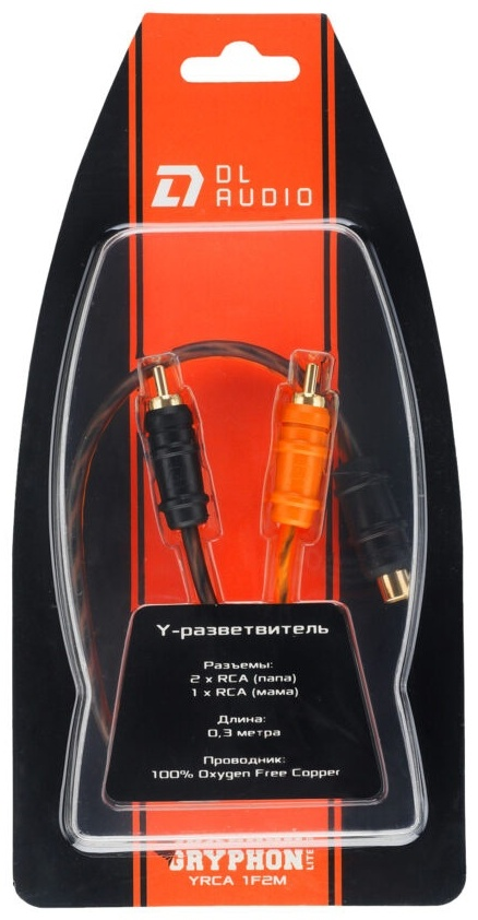 Кабель DL Audio Gryphon Lite YRCA 1F2M 1 шт