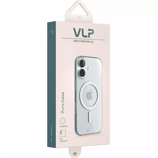 Чехол VLP Puro Case MagSafe 10521017 для iPhone 17 Transparent 