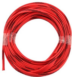 Кабельная оплетка УРАЛ WP-DB0GA RED 1 шт 10 м