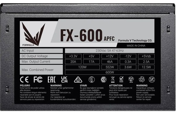 Блок питания Formula V FX-600 600 Вт купить,NaN