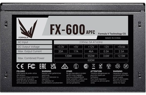 Блок питания Formula V FX-600 600 Вт купить,NaN