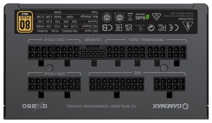 Блок питания Game Max GX-850 PRO 850 Вт купить,NaN