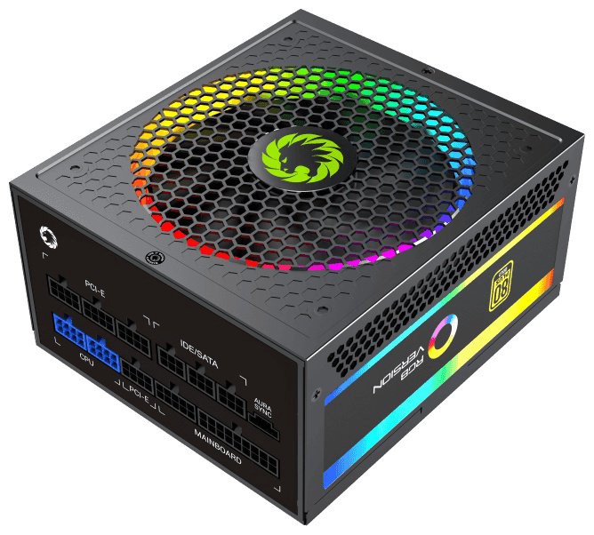 Блок питания Game Max RGB1050 PRO Black Gold 213610500002 1050 Вт купить,NaN