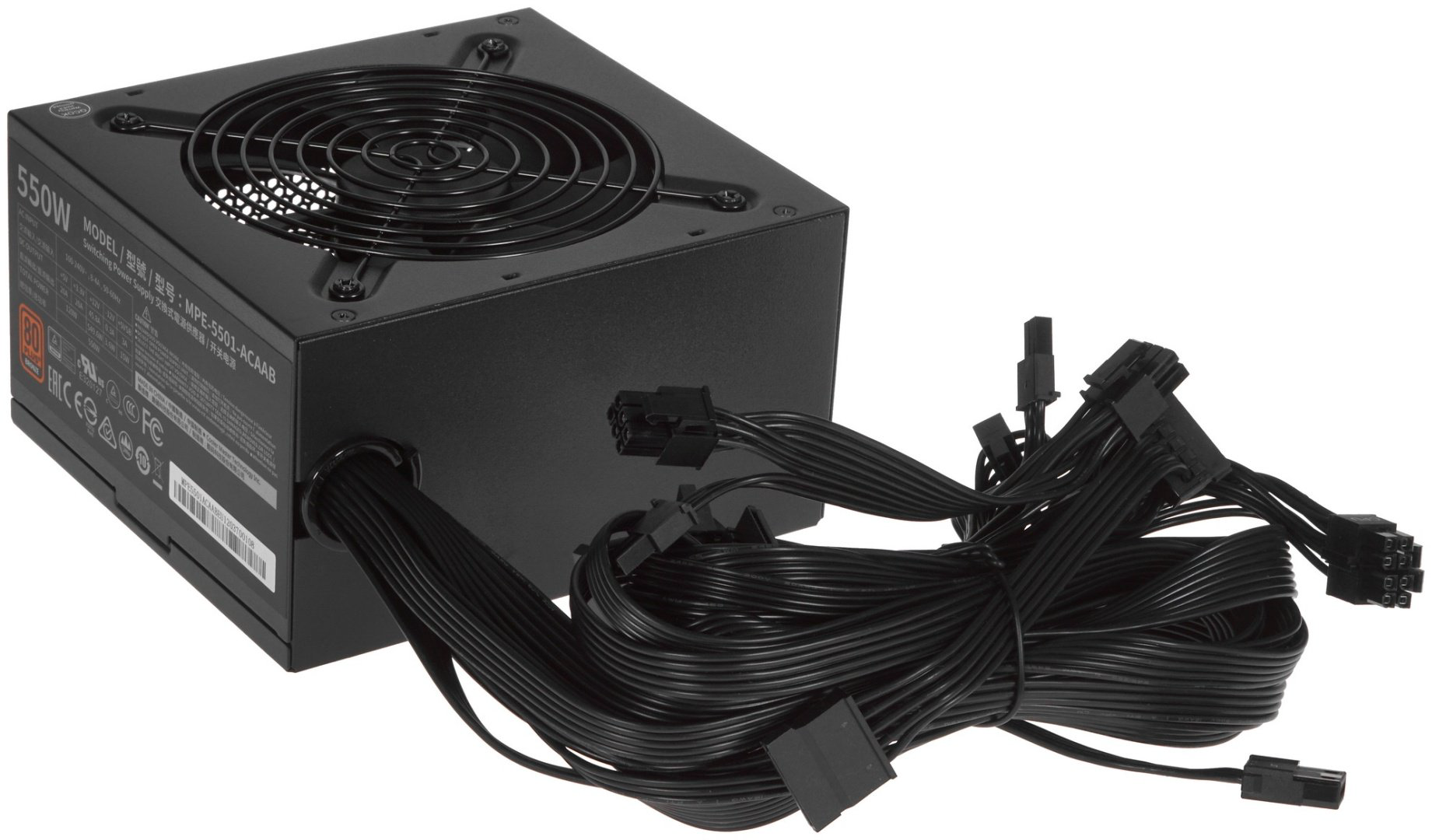 Блок питания Cooler Master MWE Bronze V2 550W MPE-5501-ACAAB-EU 550 Вт купить,NaN