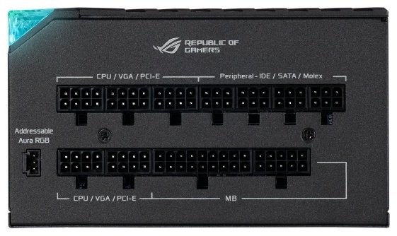 Блок питания ASUS ROG THOR 850W Platinum II ROG-THOR-850P2-GAMING 850 Вт