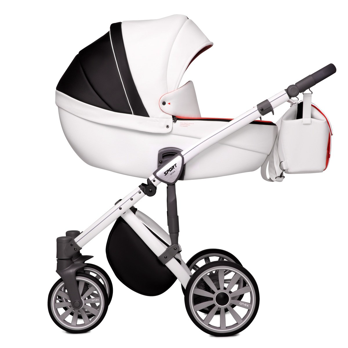 Коляска Anex Sport Q1-SE05 2в1 White Form белая купить,NaN