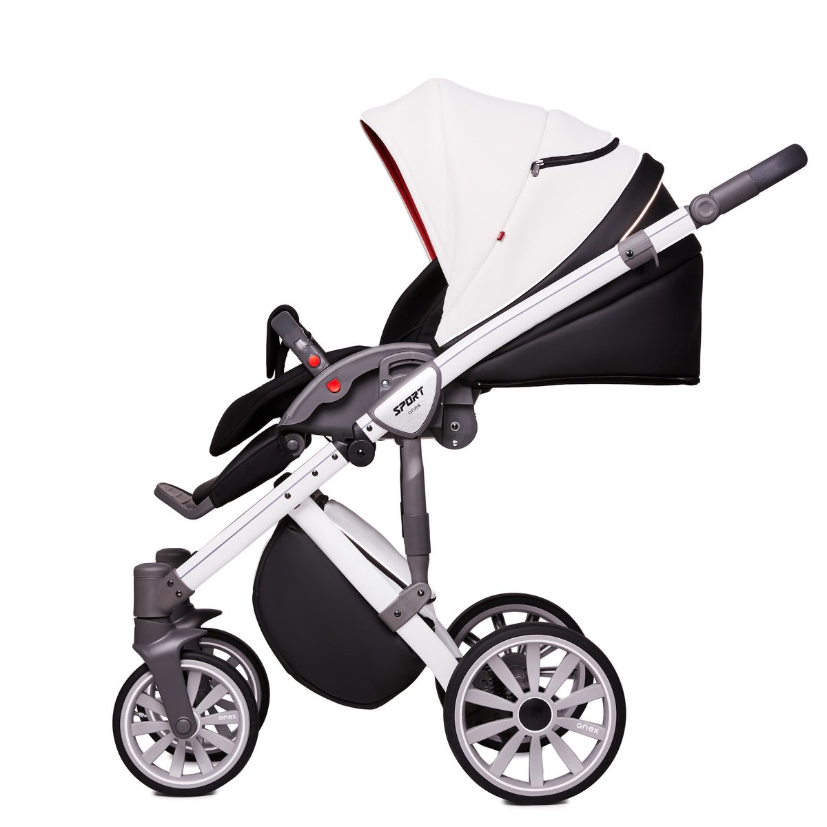 Коляска Anex Sport Q1-SE05 2в1 White Form белая купить,NaN