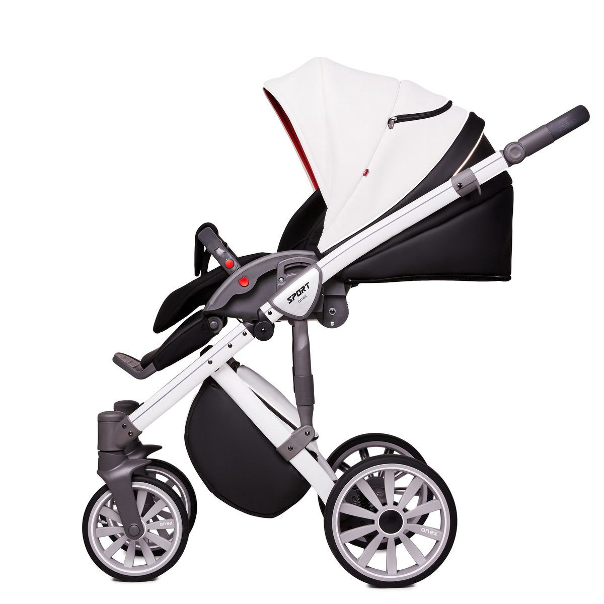 Коляска Anex Sport Q1-SE05 2в1 White Form белая купить,NaN