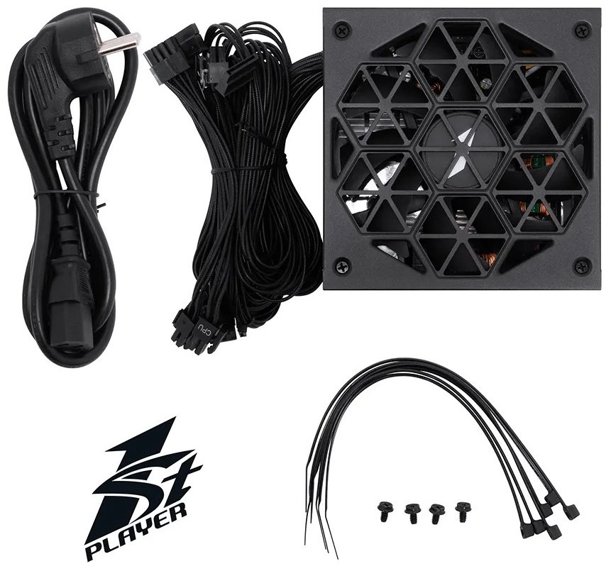 Блок питания 1STPLAYER HA 750W BK, HA-750AC2-BK 750 Вт - ForteMarket Блок питания 1STPLAYER HA 750W BK, HA-750AC2-BK 750 Вт купить,29179