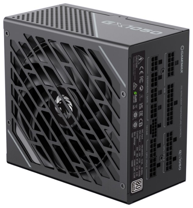 Блок питания Game Max GX-1050 BK PCIE 5.0 ATX 3.0 1050 Вт купить,NaN