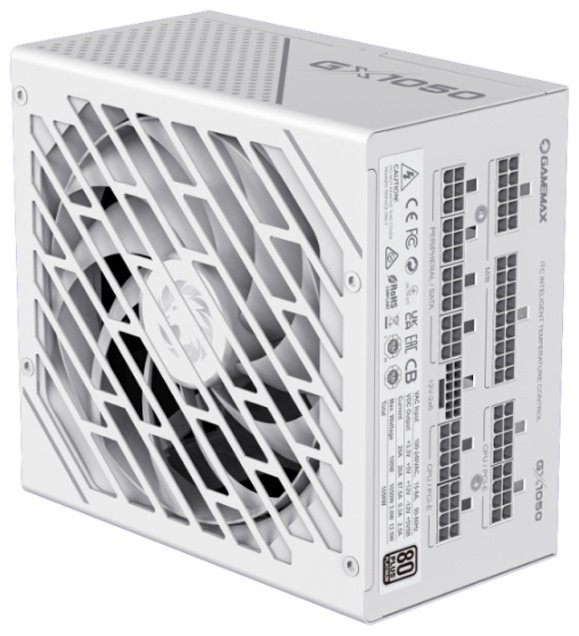 Блок питания Game Max GX-1050 WT PCIE 5.0 ATX 3.0 1050 Вт