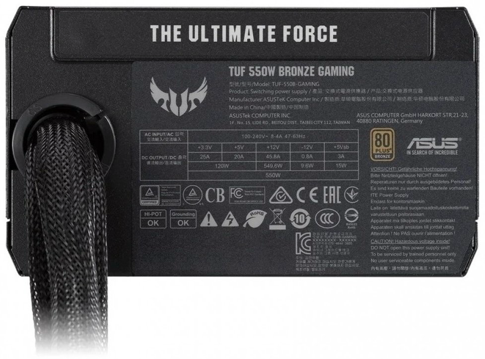 Блок питания ASUS TUF Gaming 550 Вт - ForteMarket Блок питания ASUS TUF Gaming 550 Вт купить,57581