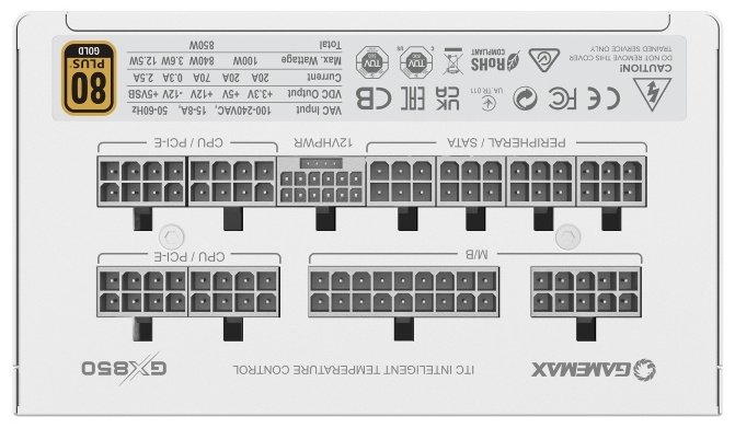 Блок питания Game Max GX-850 PRO 850 Вт