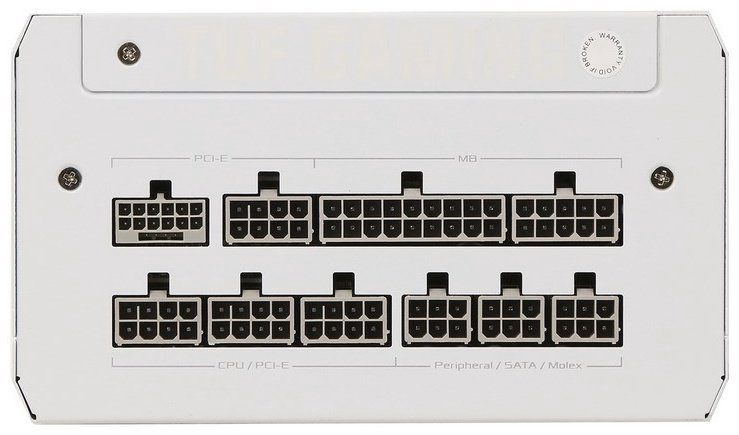 Блок питания ASUS TUF Gaming White Edition TUF GAMING 1000G-WHITE 1000 Вт купить,100630