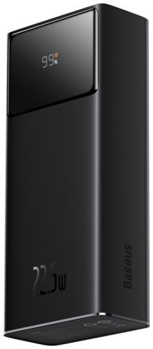 Внешний аккумулятор Baseus Star-Lord C+2U 22.5W PPXJ080101 30000 мАч черный купить,NaN