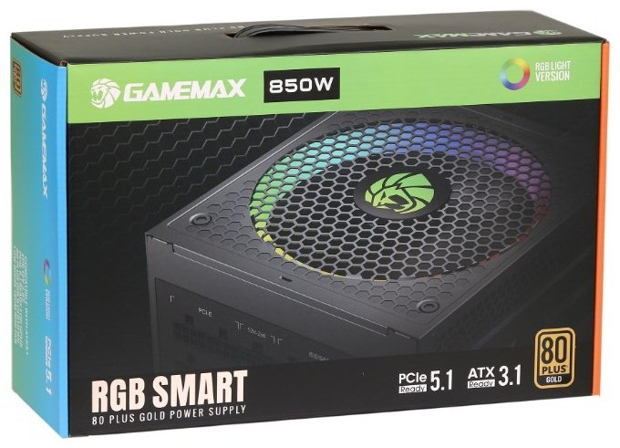 Блок питания Game Max RGB-SMART 850 PRO 850 Вт