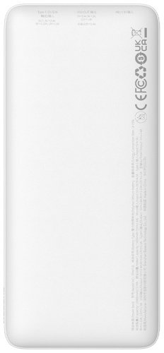 Внешний аккумулятор Baseus Airpow C+U 20W PPQD090002 10000 мАч белый купить,0