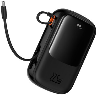 Внешний аккумулятор Baseus Qpow Pro+ 2C+U 22.5W P10067103113-00 20000 мАч черный купить,NaN