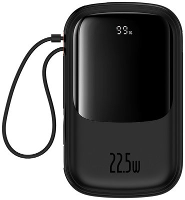 Внешний аккумулятор Baseus Qpow Pro+ 2C+U 22.5W P10067103113-00 20000 мАч черный
