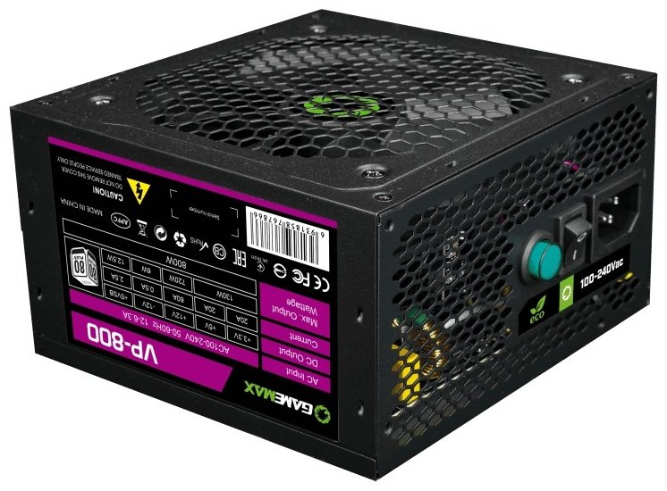 Блок питания Game Max VP-800 800 Вт купить,NaN