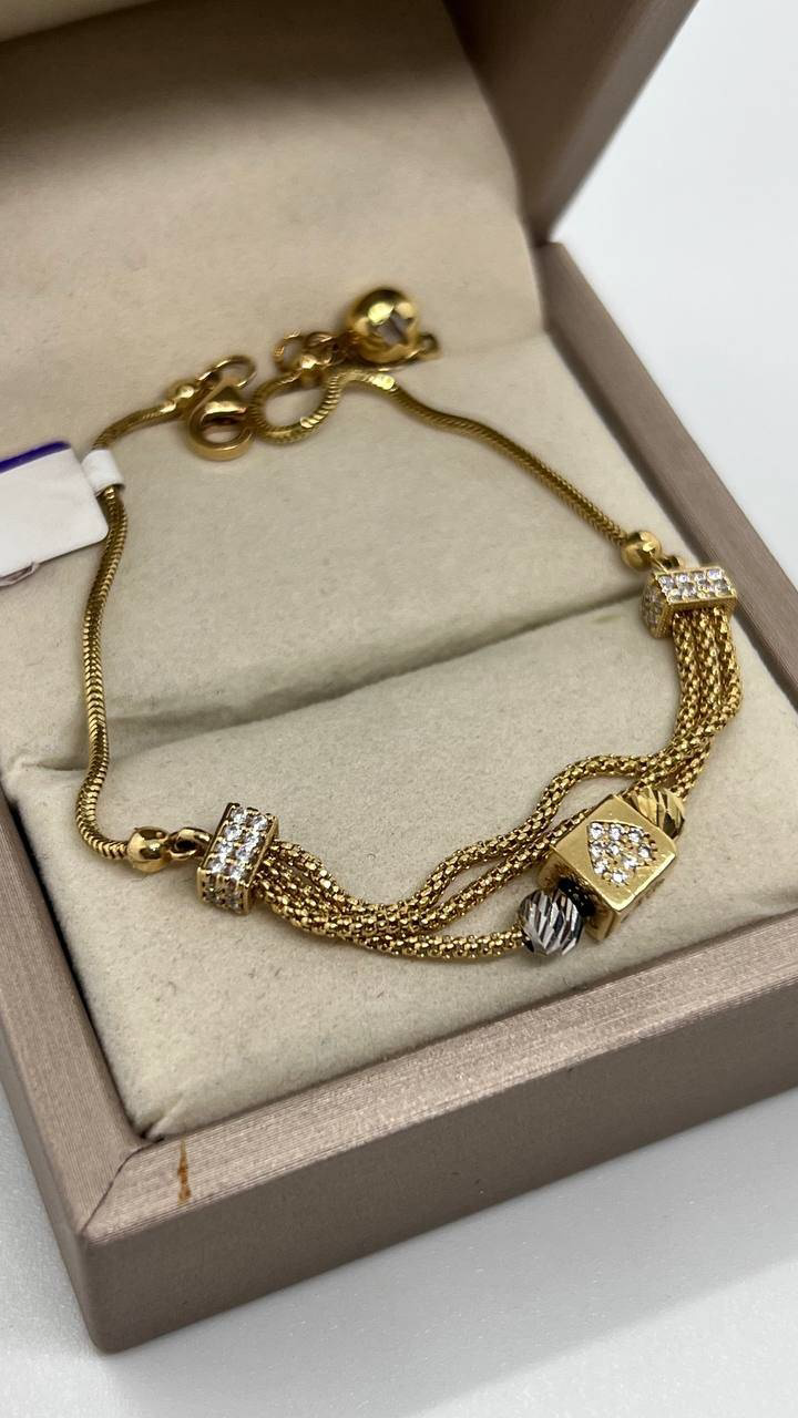 Браслет Italy Gold Снейк 36per/150535044 золото 5.1гр 18см - ForteMarket Браслет Italy Gold Снейк 36per/150535044 золото 5.1гр 18см купить,410550