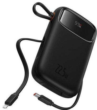 Внешний аккумулятор Baseus Qpow2 2C+L+U 22.5W P10055003113-00 10000 мАч черный купить,NaN