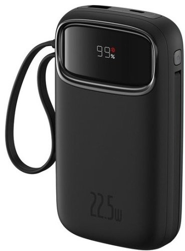 Внешний аккумулятор Baseus Qpow2 2C+L+U 22.5W P10055003113-00 10000 мАч черный купить,0