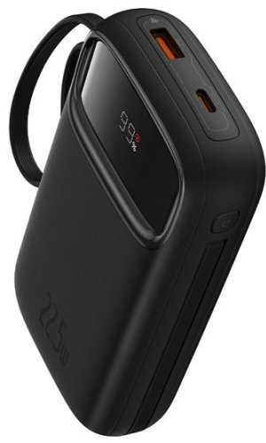Внешний аккумулятор Baseus Qpow2 2C+L+U 22.5W P10055003113-00 10000 мАч черный купить,NaN