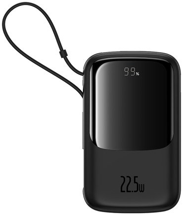 Внешний аккумулятор Baseus Qpow Pro+ 2C+U 22.5W P10067101113-00 10000 мАч черный купить,NaN