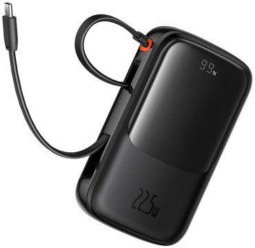 Внешний аккумулятор Baseus Qpow Pro+ 2C+U 22.5W P10067101113-00 10000 мАч черный - ForteMarket Внешний аккумулятор Baseus Qpow Pro+ 2C+U 22.5W P10067101113-00 10000 мАч черный купить,0