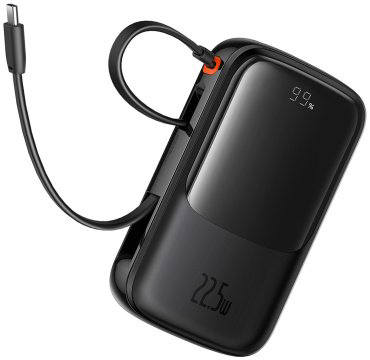 Внешний аккумулятор Baseus Qpow Pro+ 2C+U 22.5W P10067101113-00 10000 мАч черный купить,NaN