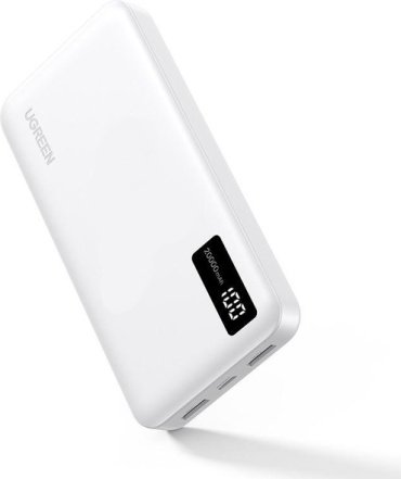 Внешний аккумулятор Ugreen PB312 20000 мАч белый