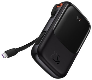 Внешний аккумулятор Baseus Qpow Pro 2C+U 22.5W PPQD020101 10000 мАч черный купить,0