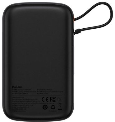 Внешний аккумулятор Baseus Qpow Pro C+L+U 20W PPQD020001 10000 мАч черный купить,NaN