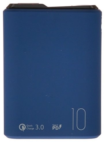 Внешний аккумулятор OLMIO QS-10 10000 мАч синий купить,0