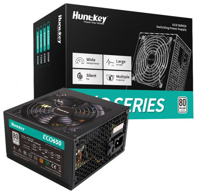 Блок питания HuntKey ECO650 P11-600310000 650 Вт - ForteMarket Блок питания HuntKey ECO650 P11-600310000 650 Вт купить,27130