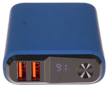 Внешний аккумулятор OLMIO QS-10 10000 мАч синий купить,0
