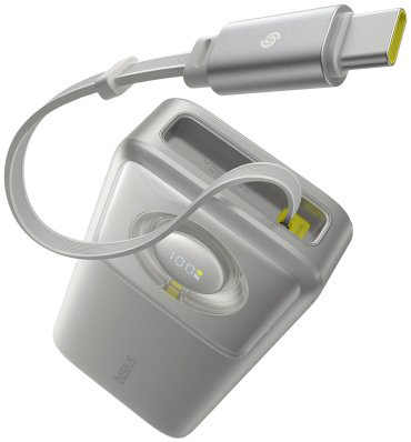 Внешний аккумулятор Baseus Free2Pull 2C 65W P10073700843-00 20000 мАч серебристый купить,NaN
