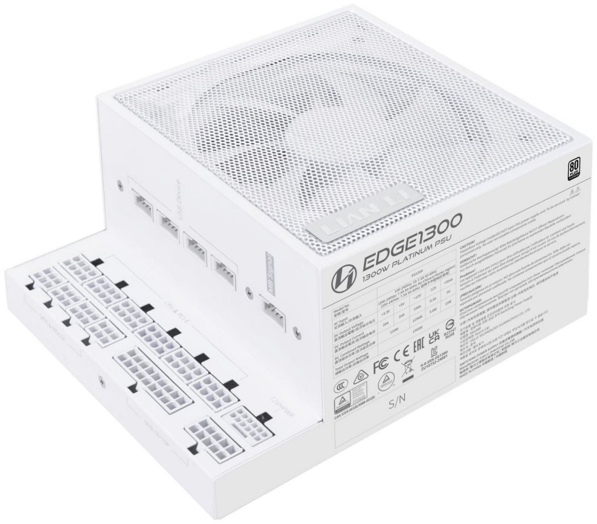 Блок питания LIAN LI Edge 1300W White 1300 Вт купить,NaN