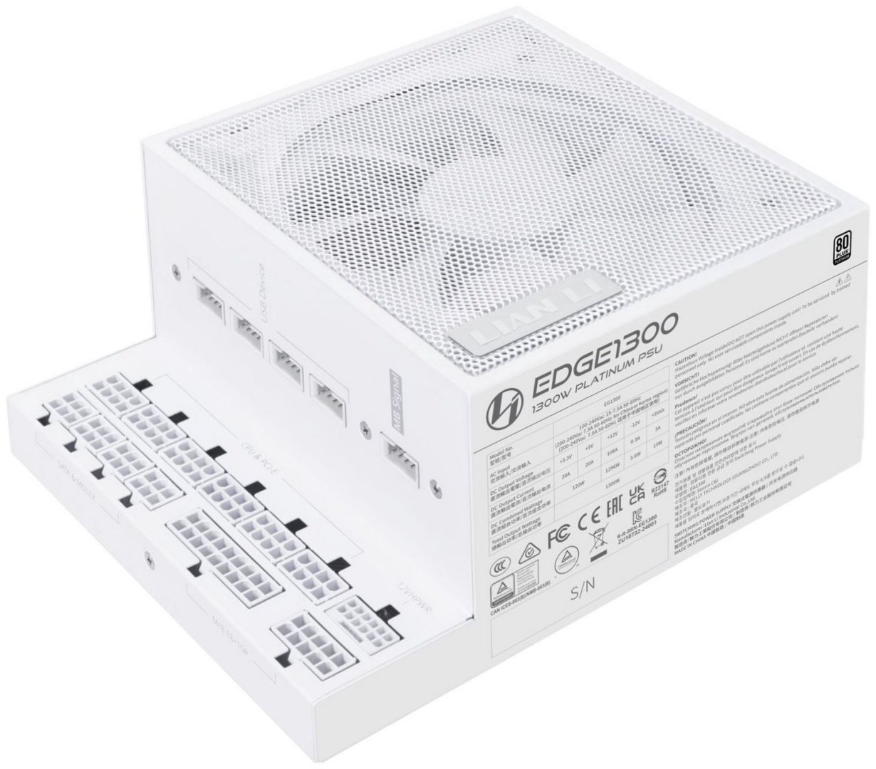 Блок питания LIAN LI Edge 1300W White 1300 Вт купить,NaN