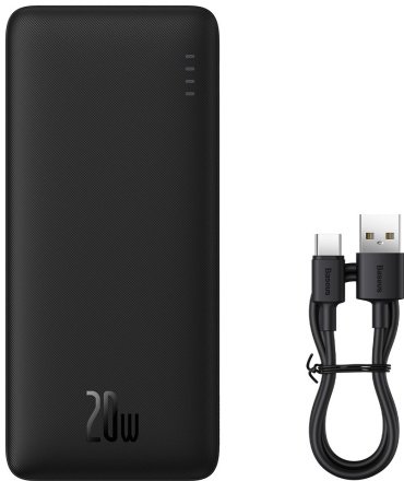 Внешний аккумулятор Baseus Airpow C+U 20W PPQD090101 30000 мАч черный - ForteMarket Внешний аккумулятор Baseus Airpow C+U 20W PPQD090101 30000 мАч черный купить,0