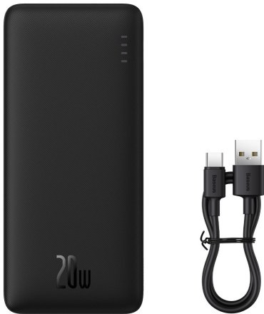 Внешний аккумулятор Baseus Airpow C+U 20W PPQD090101 30000 мАч черный купить,NaN