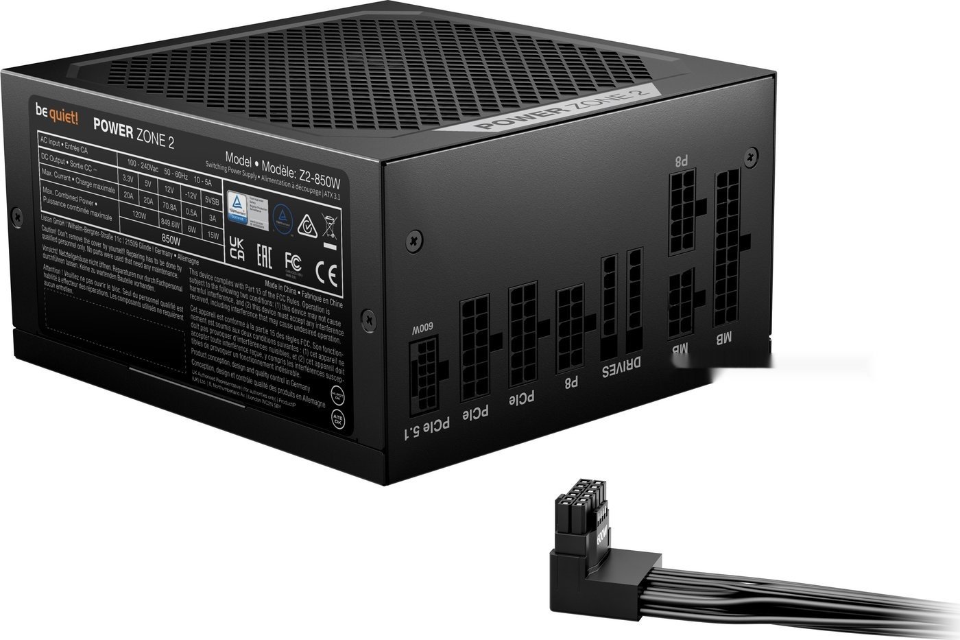 Блок питания Be quiet POWER ZONE 2 BP007 850 Вт купить,NaN