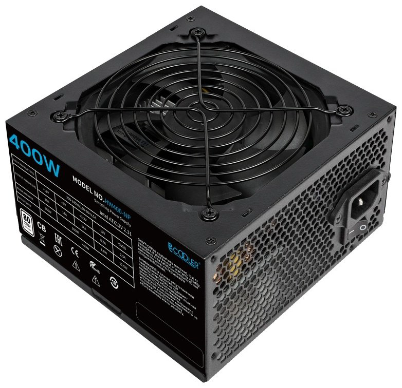 Блок питания PCcooler HW400-NP 400 Вт купить,NaN